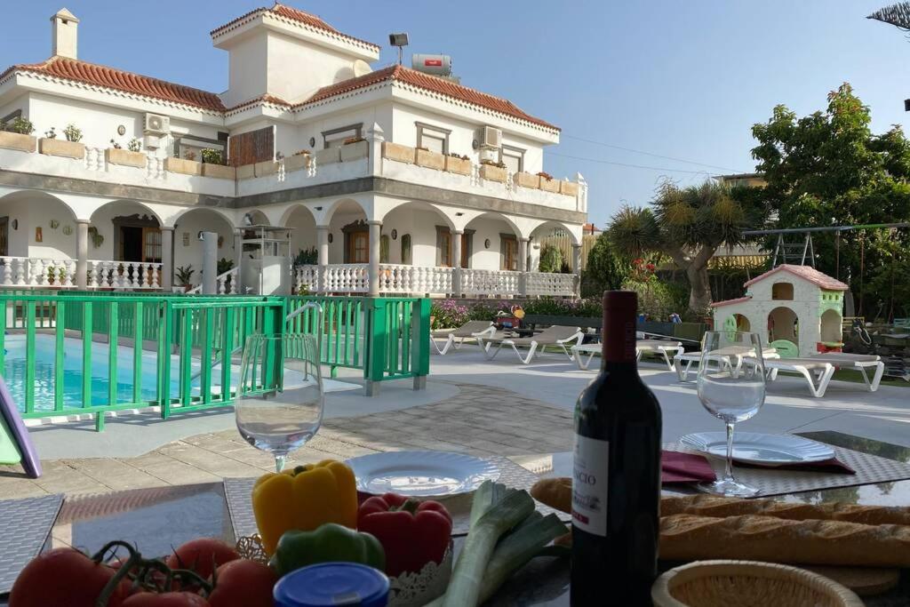 2 Apartments With Private Pool At Villa Diaz Aleman Salobre  Zewnętrze zdjęcie