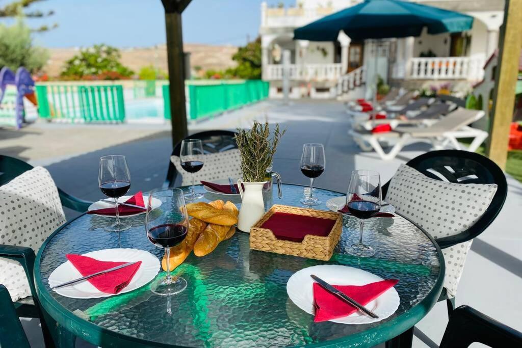 2 Apartments With Private Pool At Villa Diaz Aleman Salobre  Zewnętrze zdjęcie