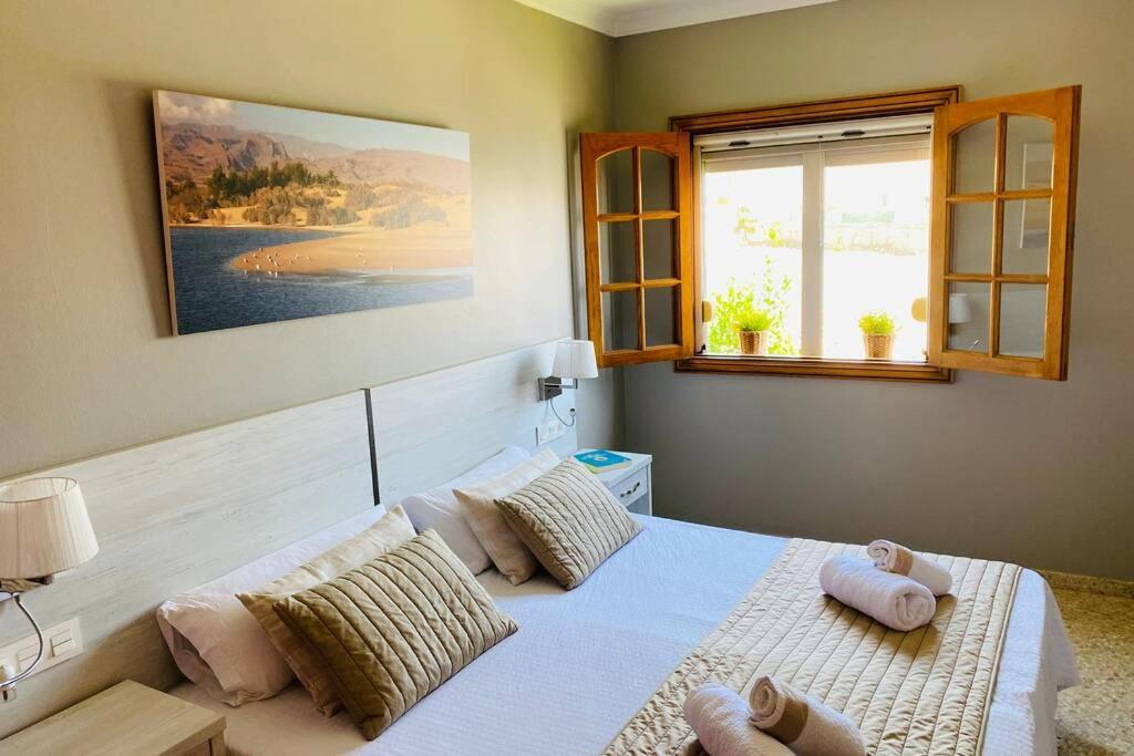 2 Apartments With Private Pool At Villa Diaz Aleman Salobre  Zewnętrze zdjęcie
