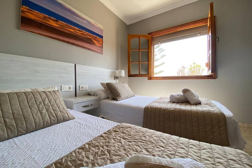 2 Apartments With Private Pool At Villa Diaz Aleman Salobre  Zewnętrze zdjęcie