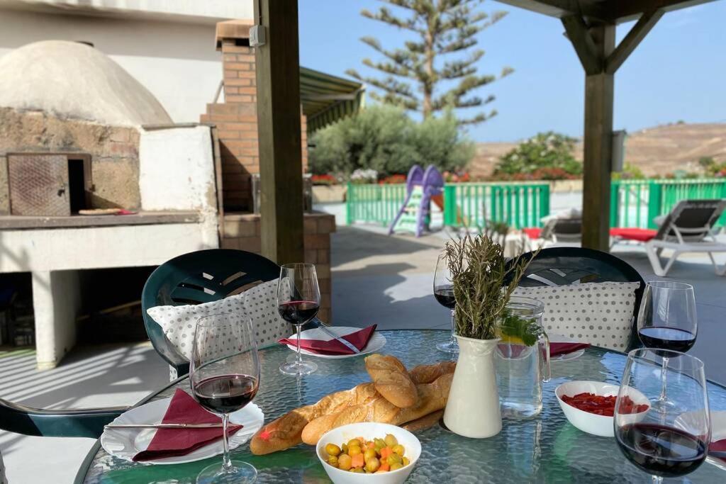 2 Apartments With Private Pool At Villa Diaz Aleman Salobre  Zewnętrze zdjęcie